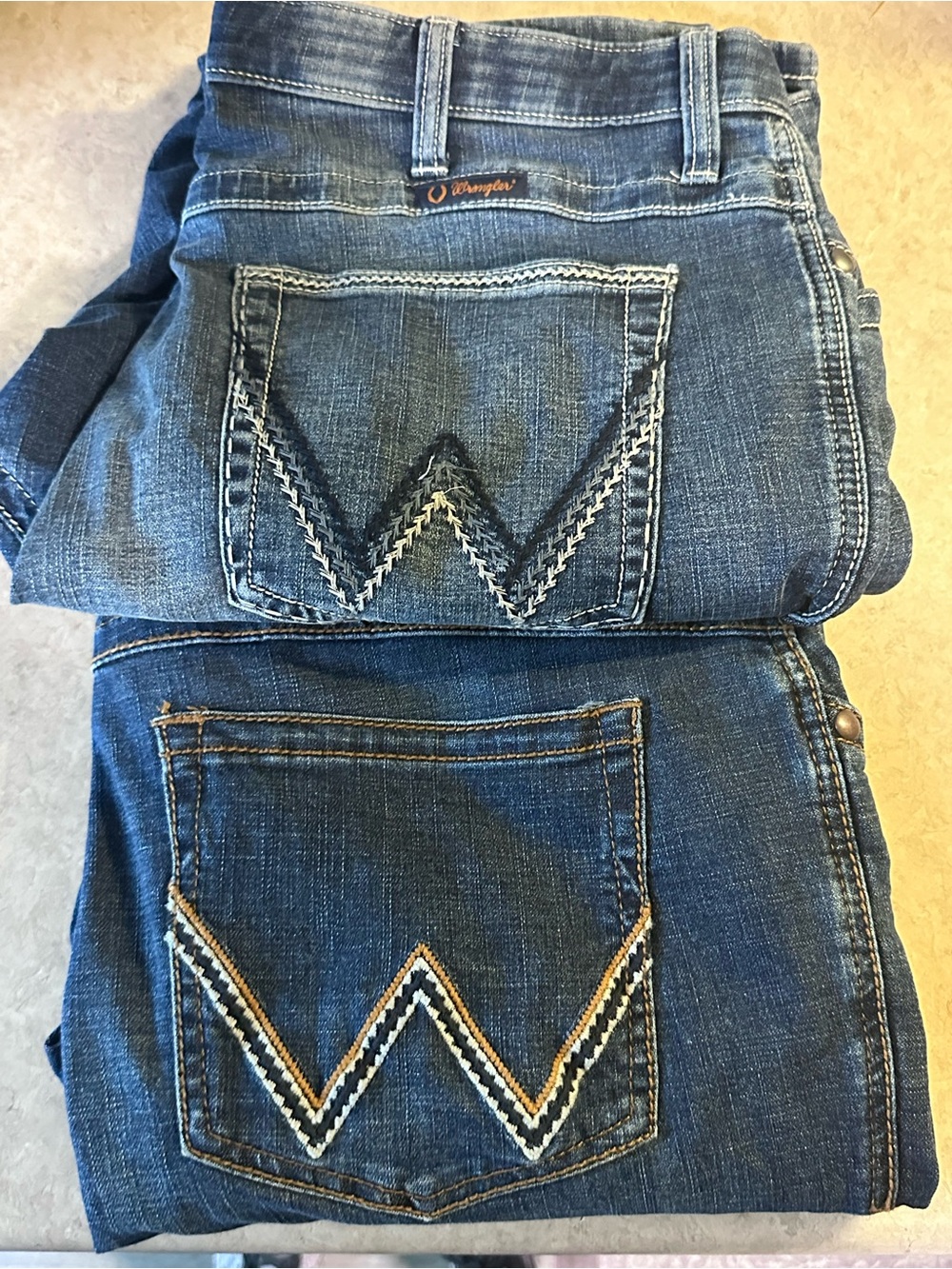 2 pair Women's Wrangler Willow Riding Jeans size 19x34